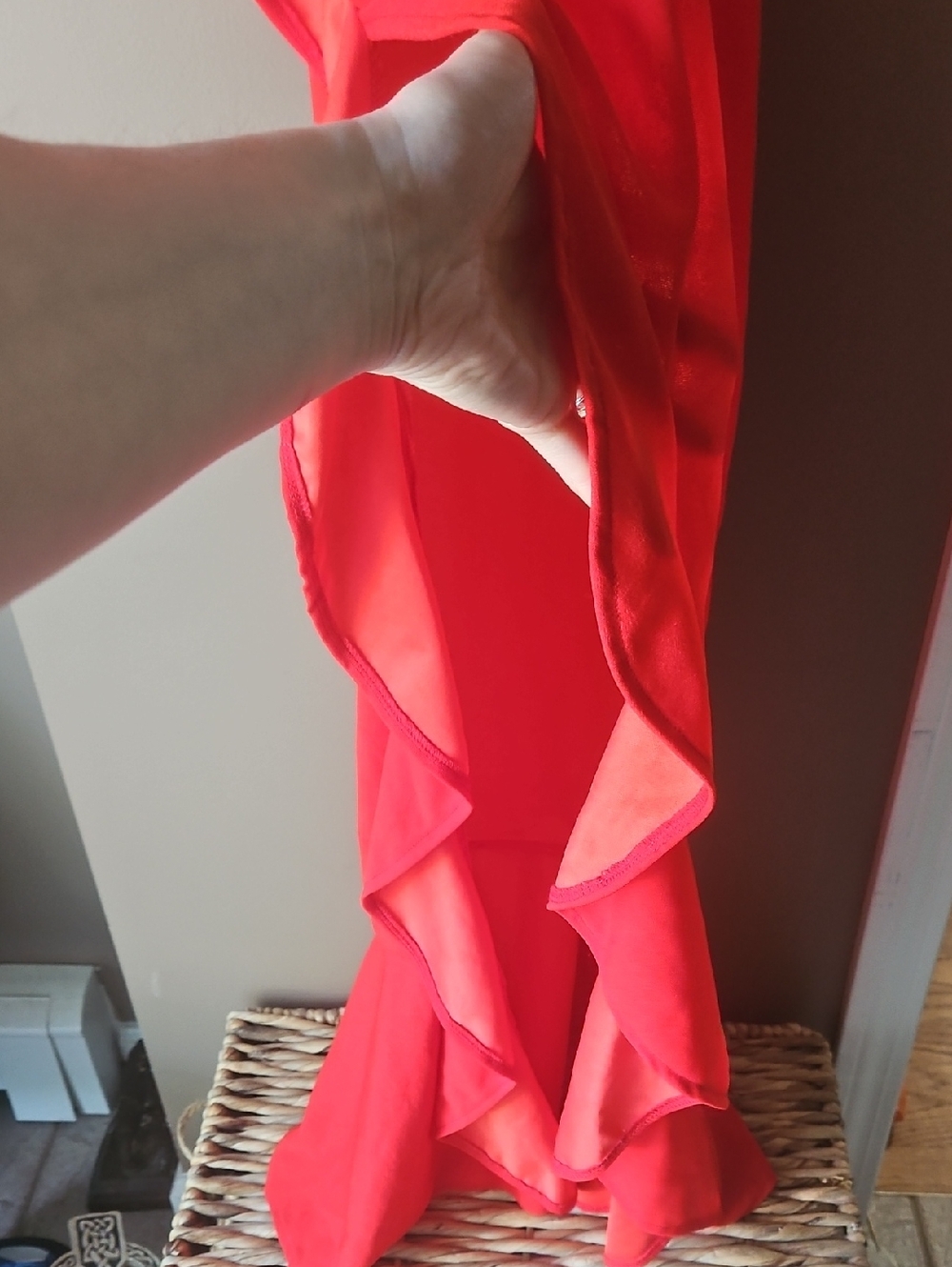 CBR Ruffle Slit Summer Dress - Picture 5 of 7